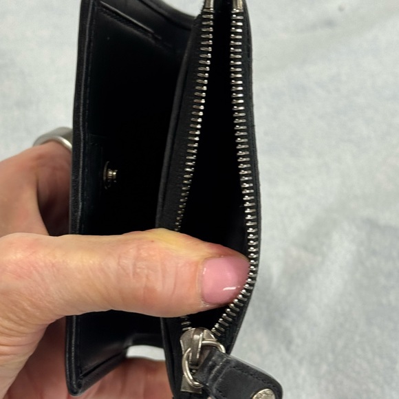 Coach Black Leather Bi-Fold Wallet - Picture 7 of 10